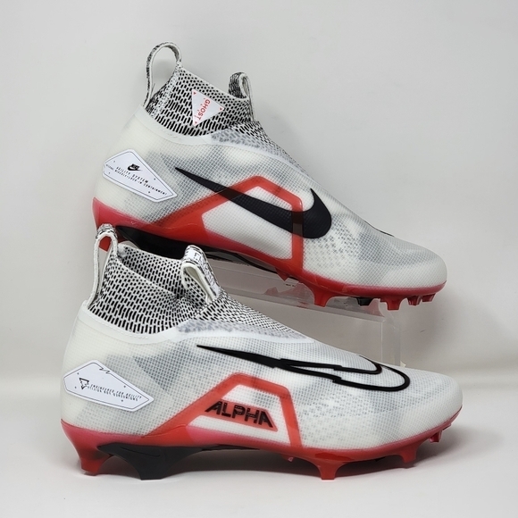 Nike Alpha Menace Elite 3 Football Red White Comfort CT6648-103 Men Sz Multi New - Picture 1 of 10
